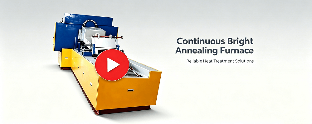 Horno de recocido brillante de acero inoxidable con atmósfera protectora | Operación continua las 24 horas