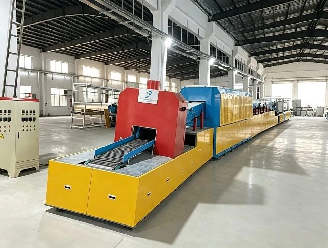Horno de recocido brillante con correa continua para piezas de acero inoxidable y soldadura fuerte e