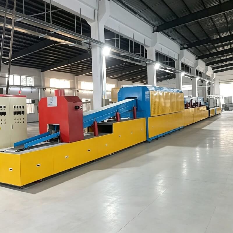 Horno de recocido brillante de correa continua para piezas de acero inoxidable y soldadura fuerte en atmósfera H₂