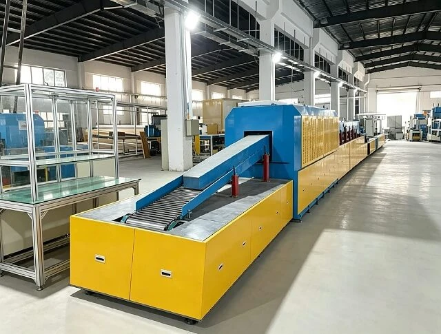 Horno de recocido brillante con correa continua para piezas de acero inoxidable y soldadura fuerte e