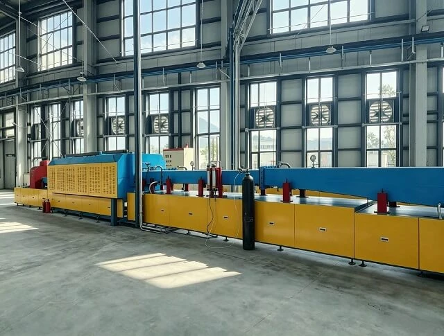 Horno de recocido brillante continuo y ahorro de energ&iacute;a de alta precisi&oacute;n para acero inoxidable aus