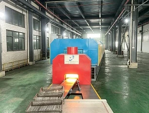 Horno de soldadura fuerte en atm&oacute;sfera continua con correa de malla de 120 kW a 1150 ℃ para soldadur