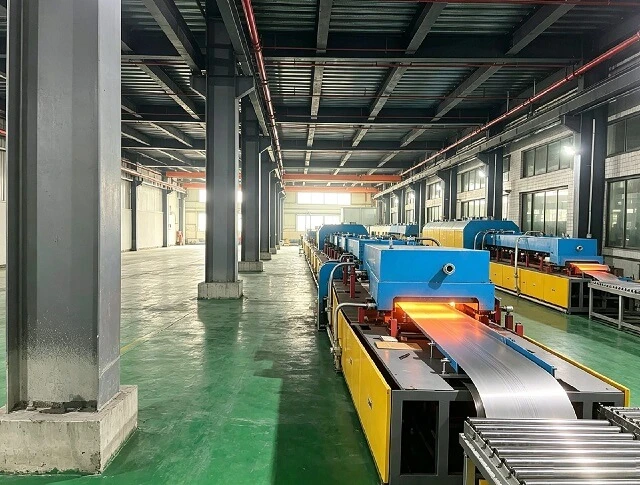 Horno de recocido con correa de acero con atm&oacute;sfera protectora para tratamiento de soluci&oacute;n continua