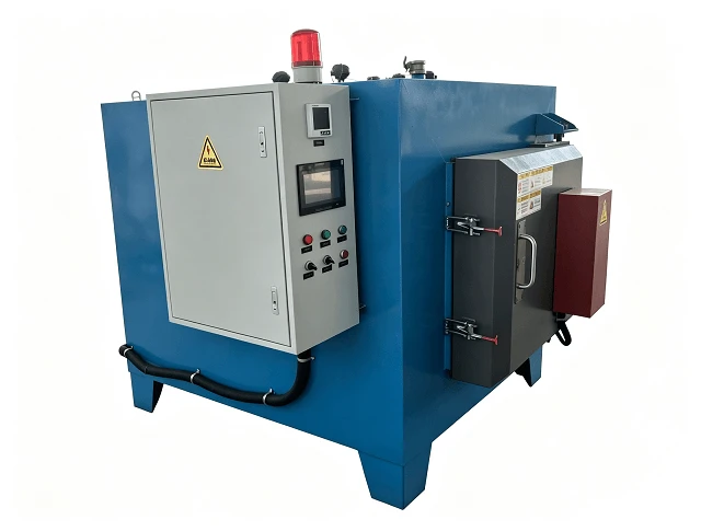 Horno de templado con caja de bloqueo de zona dual de 50 kW a 650 ℃ para aliviar la tensi&oacute;n del meta