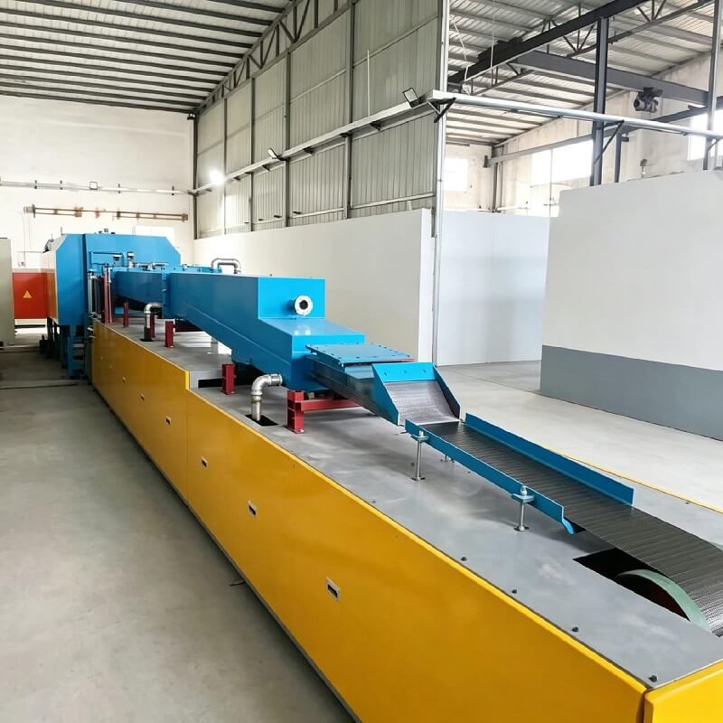 Mufla con correa de acero Horno de recocido brillante sin decapado para herrajes inoxidables y soldadura fuerte de metales