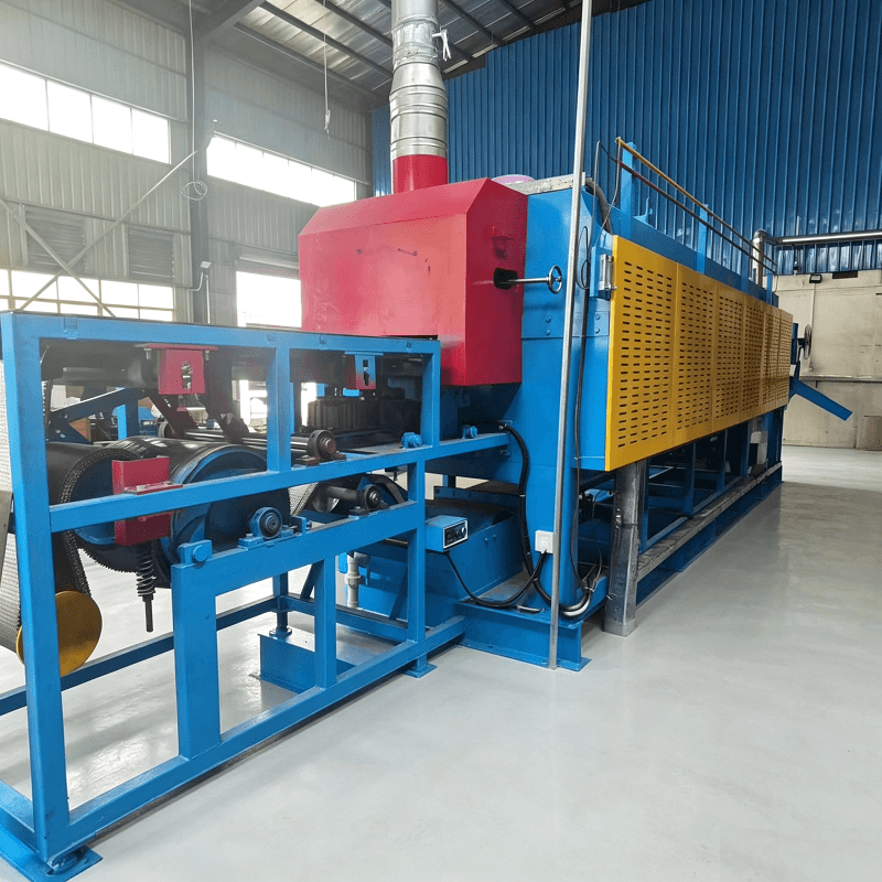 Horno de enfriamiento de aceite con correa de malla continua | Equipos de tratamiento térmico por lotes para componentes metálicos