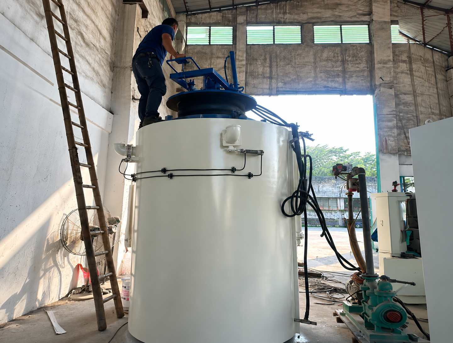 Horno de nitruraci&oacute;n de gas de pozo para engranajes, ejes y piezas de acero. Moldes